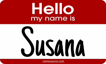 Hello my name is Susana png download