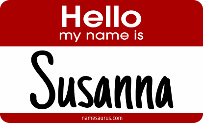Hello my name is Susanna png download
