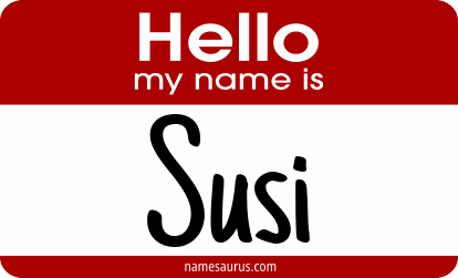Hello my name is Susi png download