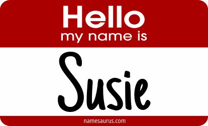 Hello my name is Susie png download