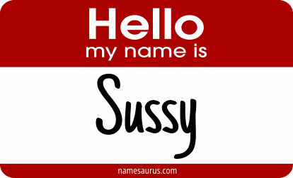 Hello my name is Sussy png download