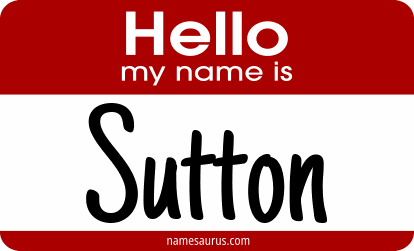 Hello my name is Sutton png download
