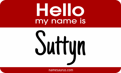 Hello my name is Suttyn png download