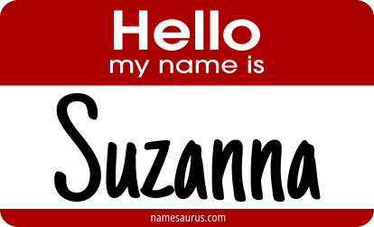 Hello my name is Suzanna png download