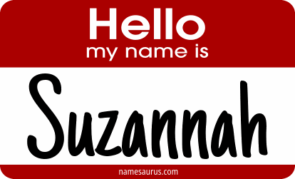 Hello my name is Suzannah png download