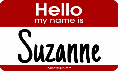 Hello my name is Suzanne png download