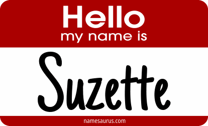 Hello my name is Suzette png download