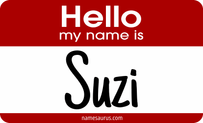 Hello my name is Suzi png download