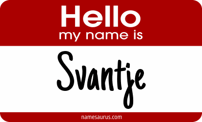 Hello my name is Svantje png download