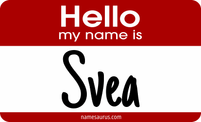 Hello my name is Svea png download