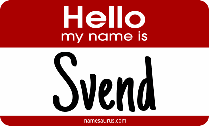 Hello my name is Svend png download