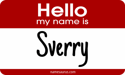 Hello my name is Sverry png download