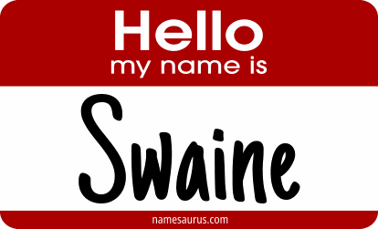 Hello my name is Swaine png download