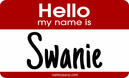 Hello my name is Swanie png download