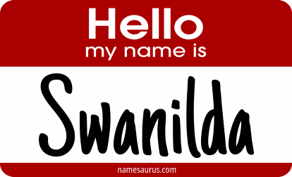 Hello my name is Swanilda png download