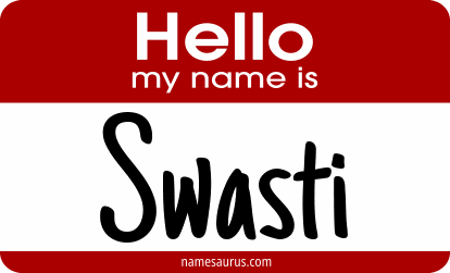 Hello my name is Swasti png download