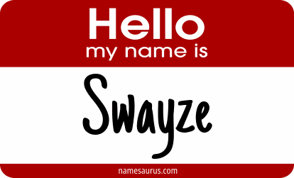 Hello my name is Swayze png download