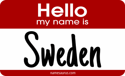 Hello my name is Sweden png download