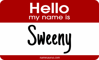 Hello my name is Sweeny png download