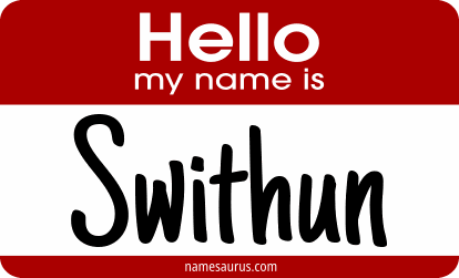 Hello my name is Swithun png download