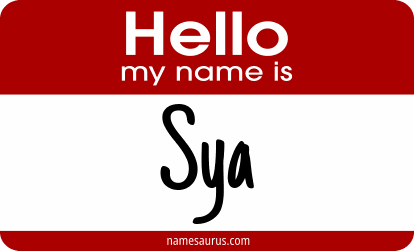 Hello my name is Sya png download