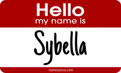 Hello my name is Sybella png download
