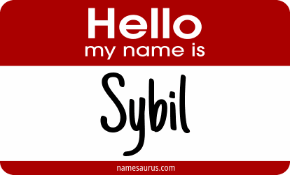 Hello my name is Sybil png download