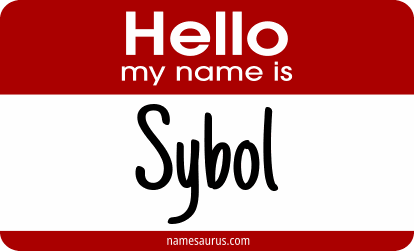 Hello my name is Sybol png download