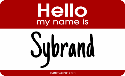 Hello my name is Sybrand png download