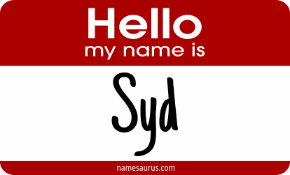 Hello my name is Syd png download