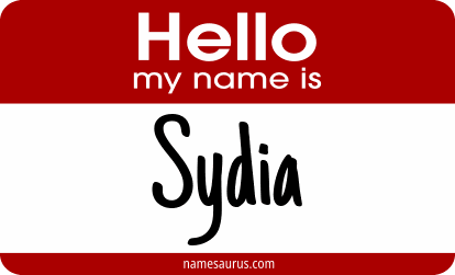 Hello my name is Sydia png download