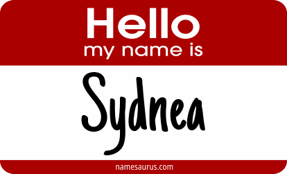 Hello my name is Sydnea png download