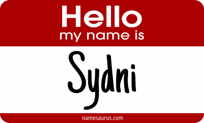 Hello my name is Sydni png download