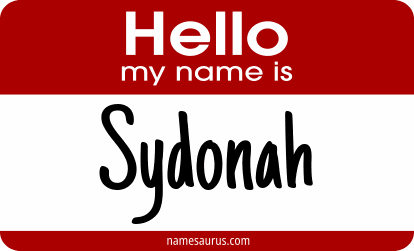 Hello my name is Sydonah png download