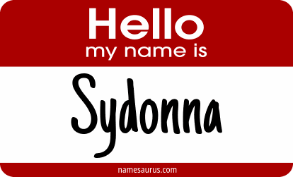 Hello my name is Sydonna png download