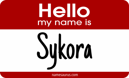 Hello my name is Sykora png download