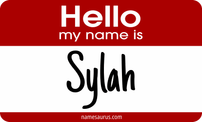Hello my name is Sylah png download