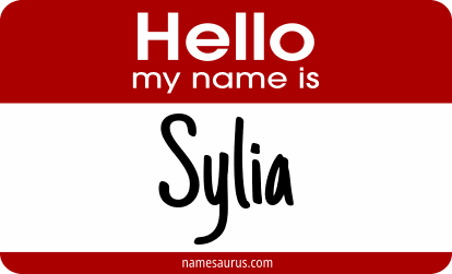 Hello my name is Sylia png download