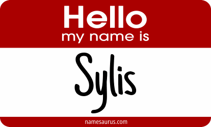 Hello my name is Sylis png download