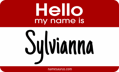Hello my name is Sylvianna png download