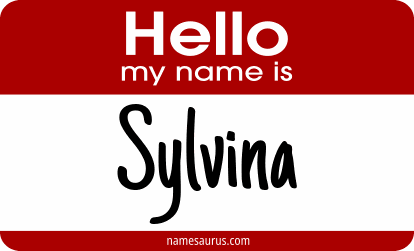 Hello my name is Sylvina png download
