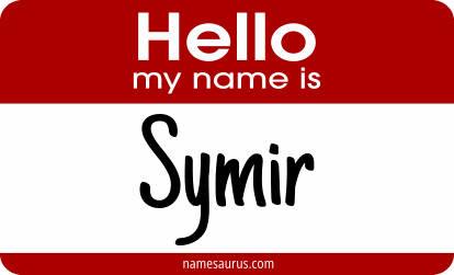 Hello my name is Symir png download