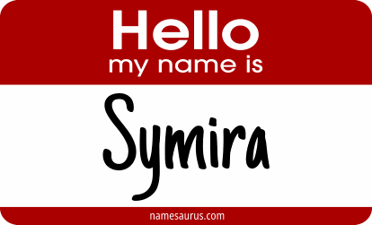 Hello my name is Symira png download