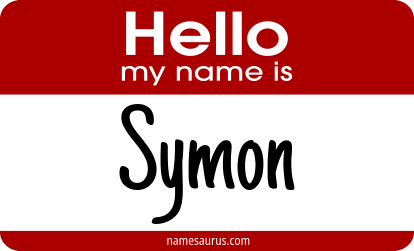 Hello my name is Symon png download