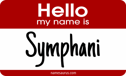 Hello my name is Symphani png download