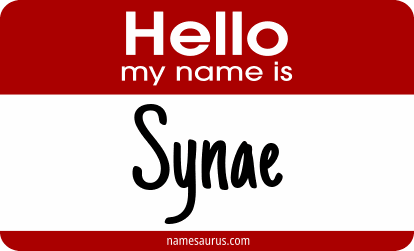 Hello my name is Synae png download