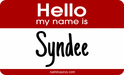 Hello my name is Syndee png download