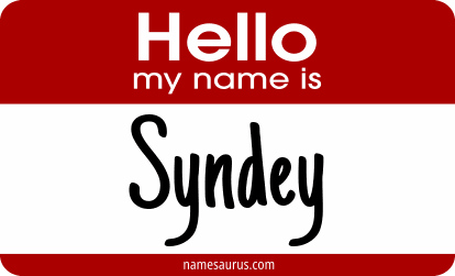 Hello my name is Syndey png download