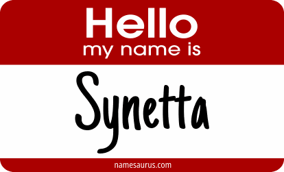Hello my name is Synetta png download