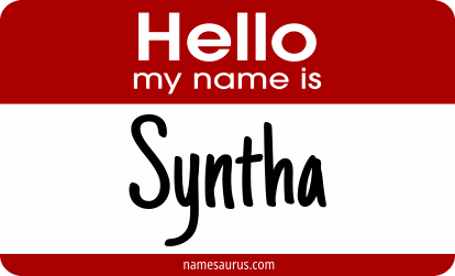 Hello my name is Syntha png download
